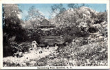 NY, SUNSIDE - Swimming Pool with bathers postcard - A09028