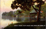 NY, LAKE GEORGE - Island Harbor House, Hague view postcard - A12132