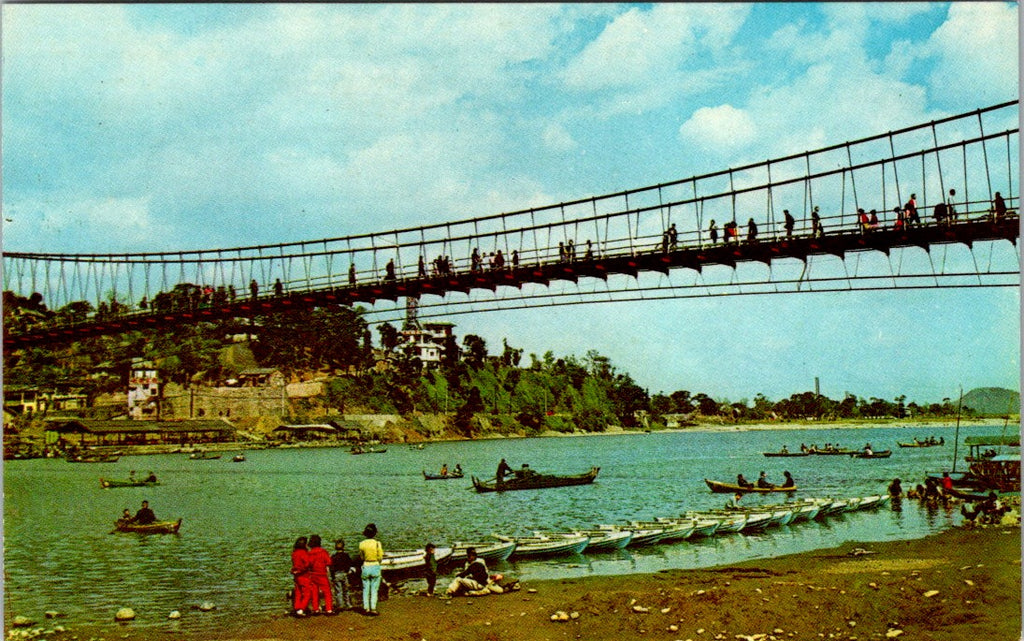 Foreign postcard - TAIPEI, China - Green Lake, bridge postcard - AC0003