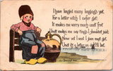 Greetings - Misc - Dutch Boy - Bernhard Wall signed postcard - B10171