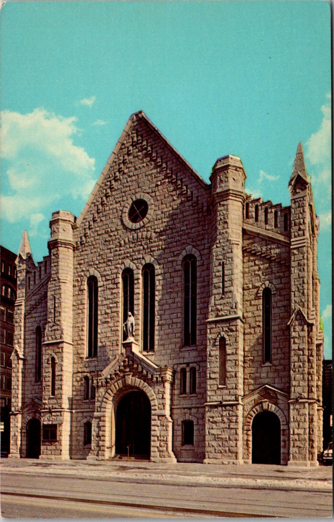 IL, Chicago - St Marys (old) Church postcard - C08416