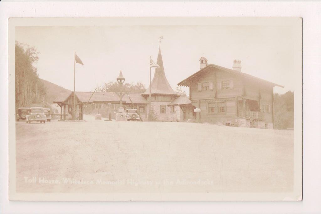 NY, ADIRONDACKS - Toll House on Whiteface Memorial Highway RPPC - DG0071