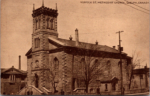 Canada - GUELPH, ON - Methodist Church, Norfolk St closeup - DG0103