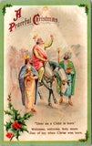 Xmas - Peaceful Christmas - 3 wise men - Printed in Germany postcard