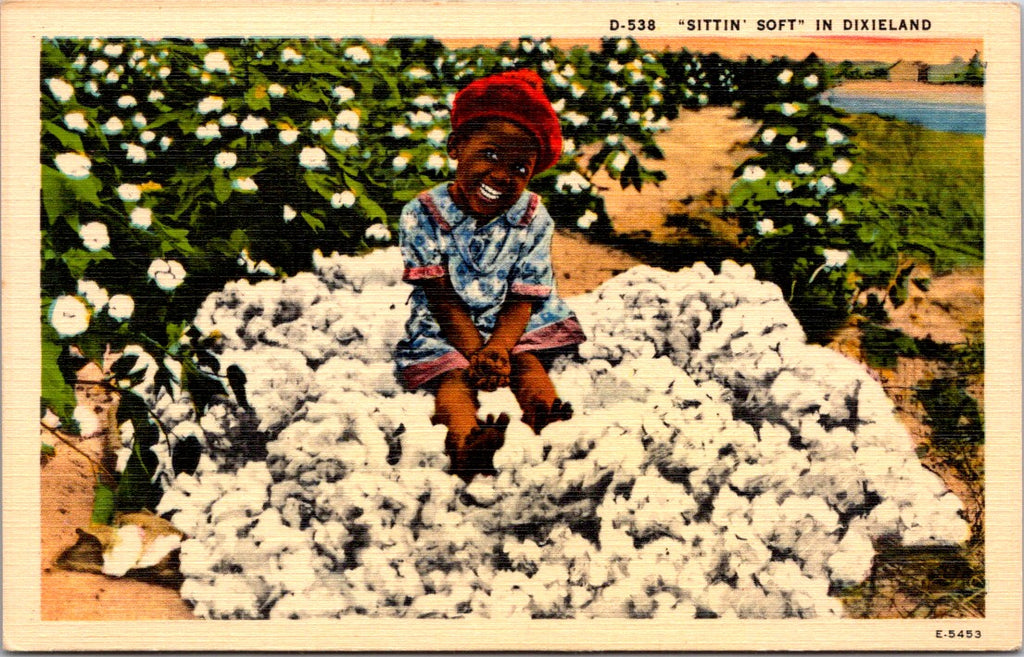 Black Americana - Vintage African American postcard - E23175