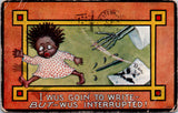 Black Americana - Vintage African American postcard (original SOLD) E23178