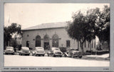 CA, SANTA MARIA - Post Office, PO, old Cars, silver framed postcard - F09282