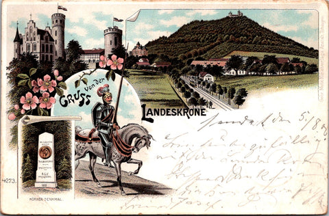 Foreign postcard - LANDESKRONE, Germany (LANSKROUN) - Gruss Aus - F23153