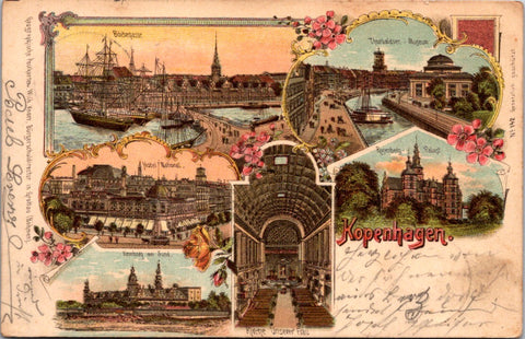 Foreign postcard - KOPENHAGEN, Denmark (Copenhagen) - Gruss aus - F23155