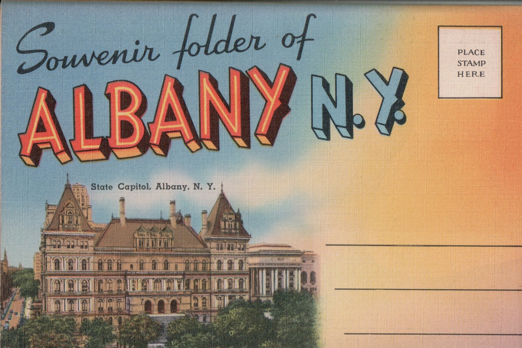 NY, ALBANY - Souvenir Folder - NL0501