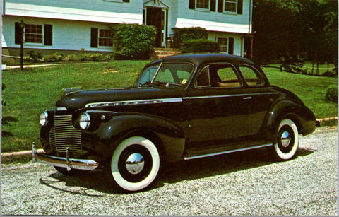 Car Postcard - SPECIAL DELUXE COUPE (1940) Chevrolet automobile - NL0514