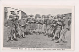 MI, BATTLE CREEK - Camp Custer - Soldiers dancing postcard - NL0558