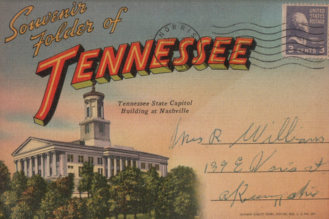 TN, TENNESSEE - Souvenir Folder - Q-0445