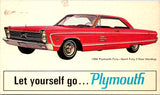 Car Postcard - FURY (1966) - Plymouth automobile - SL3047