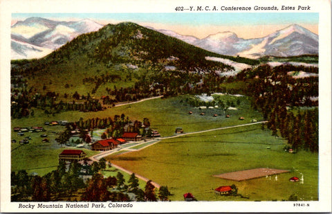 CO, ESTES PARK - YMCA Conference Grounds - aerial postcard - SW0072