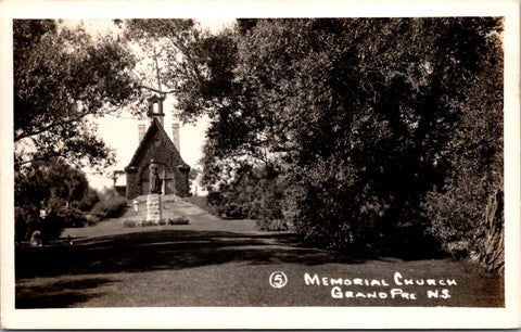 Canada - GRAND PRE, NS - Memorial Church RPPC - w01862