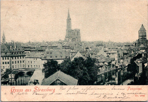 Foreign postcard - STRASSBURG, Germany - Gruss aus - w05159