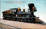 Train postcard - GENERAL locamotive captured by Andrews Raiders - w05256