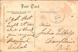 RI, ARCTIC - Theatre Odeon close up, US Flag @1910 (original SOLD) 2k1071