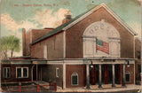 RI, ARCTIC - Theatre Odeon close up, US Flag @1910 (original SOLD) 2k1071