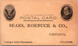 IL, CHICAGO - Sears, Roebuck & Co - Catalogue Dept Postal Card (original SOLD) 2k0759