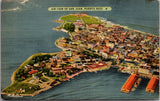 PR, SAN JUAN - Aerial view postcard - 2k1328