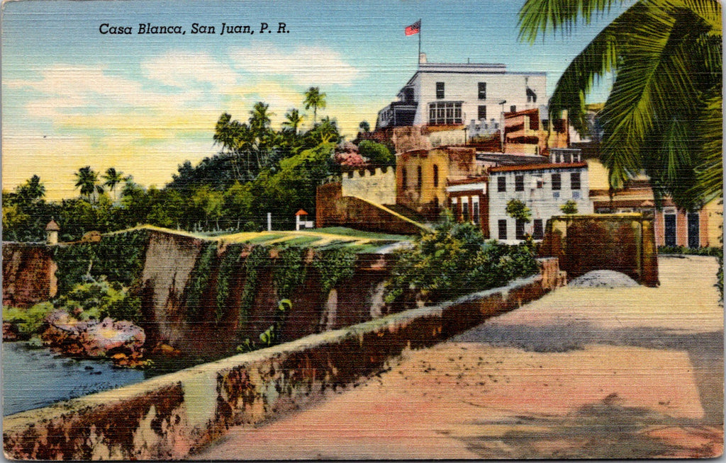 PR, SAN JUAN - Casa Blanca and approach (original SOLD) 2k1330