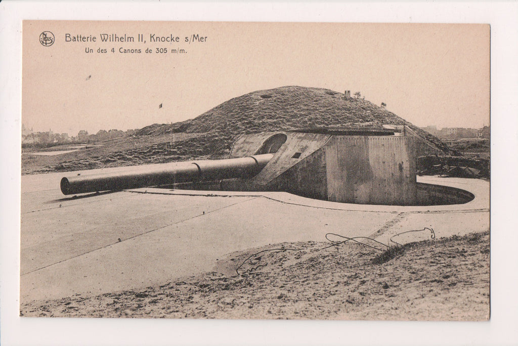 Military - WWI turret? gun / Canon - Batterie Wilhelm II, Knocke s/Mer - 2k1544