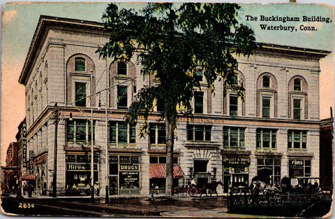 CT, WATERBURY - Buckingham Bldg, Hallet and Davis Piano Co etc - A10034