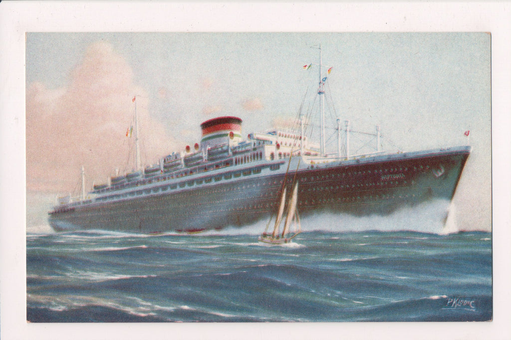 Ship Postcard - NEPTUNIA - M/N Neptunia - Cosulich Line - A19275