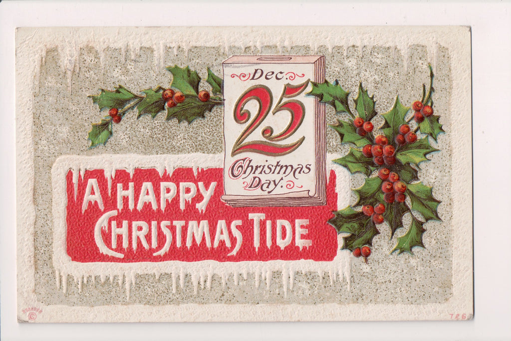 Xmas postcard - Christmas - December 25 - B10186