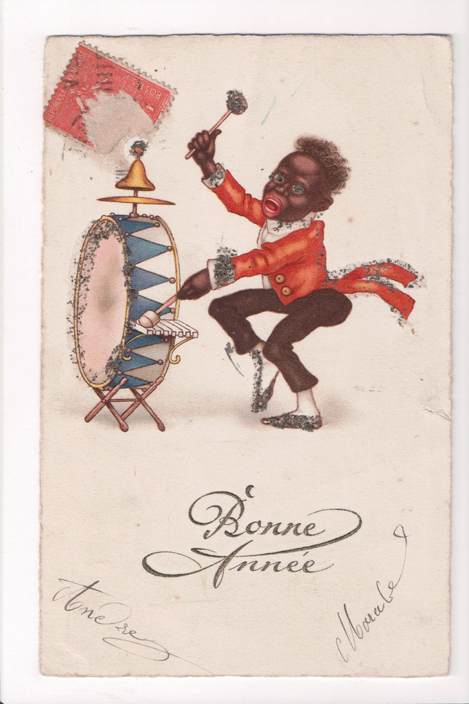 Black Americana - Vintage African American postcard (original SOLD) - B06278