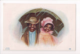 Black Americana - Vintage African American postcard - T00195