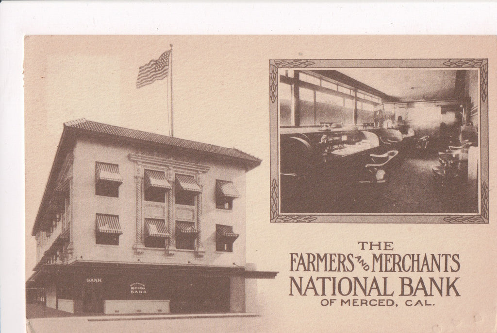 CA, MERCED - Farmers and Merchants National Bank (original SOLDl) - J03159