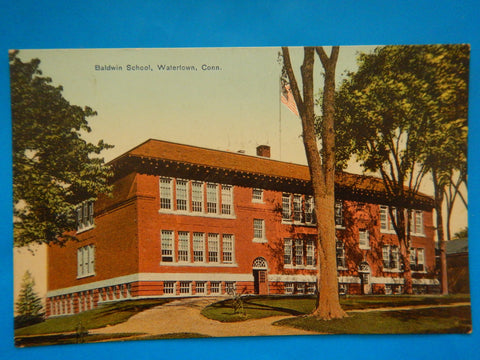 CT, WATERTOWN - Baldwin School - Dan G Sullivan postcard - H15081