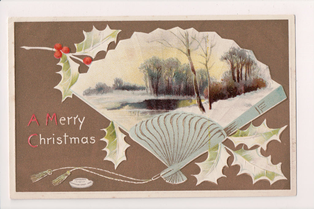 Xmas postcard - Christmas - Davidson Bros #1406x - D04144