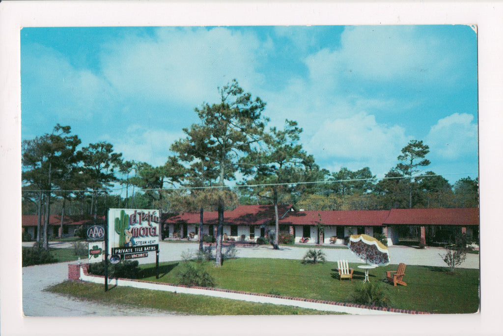 SC, MYRTLE BEACH - EL PATIO Motel - @1956 postcard - E05048