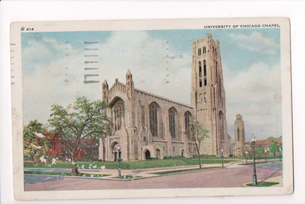 IL, CHICAGO - University of Chicago Chapel (original SOLD) - J03248