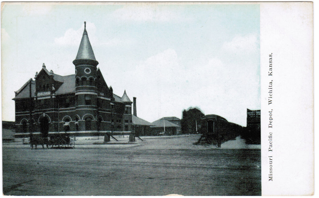 KS, Wichita - Missouri Pacific Depot, Rail Road Station - w04970