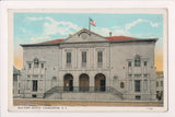 SC, CHARLESTON - Post Office (old) with stats postcard - MB0783