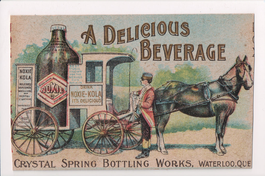 Advertising postcard - NOXIE KOLA Sparkling Beverage, tonic - B08243