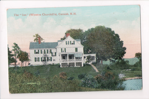 NH, Cornish - Winston Churchills THE INN - closeup postcard - w01207