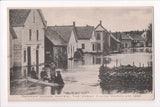 NH, Canaan - Great Flood of 1896 - boat in the street postcard - B06576