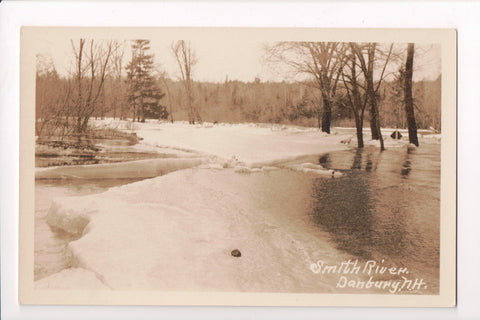 NH, DANBURY - Smith River ice jam (original SOLD) w02611