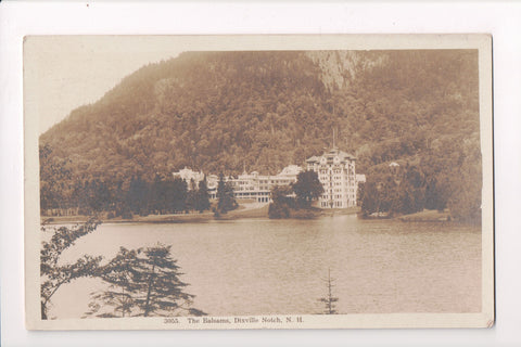 NH, DIXVILLE NOTCH - Balsams from across the water - RPPC - MB0323