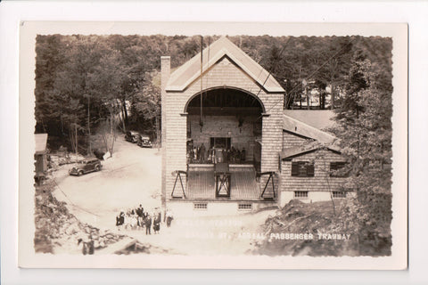 NH, FRANCONIA - Valley Station, Cannon Mt Passenger Tramway - RPPC - w02979