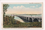 NY,  CATSKILL MOUNTAIN - Ashokan Dam and bridge postcard - NL0304