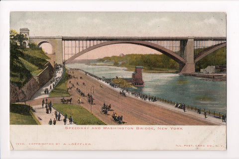 NY, NEW YORK CITY - Speedway, Washington Bridge (original SOLD) C17308