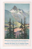 Train - Railroad - Souvenir of the Canadian Pacific Railway postcard - Q-0202