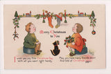 Xmas postcard - Christmas - Dewees - Nister #1453 - S01003